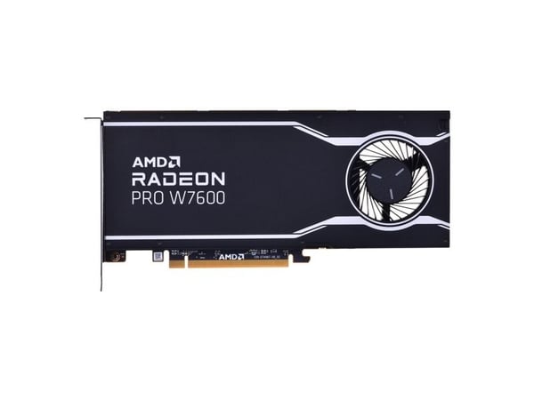 AMD Radeon Pro W7600, Radeon Pro W7600, 8 GB, GDDR6, 128 bittiä, 7680 x 4320 pikseliä, PCI Express x8 4.0