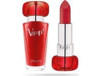 Pupa, Vamp!, Paraben-Free, Volume, Cream Lipstick, 202, Lovely Cherry, 3.5 g