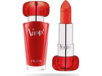 Pupa Vamp!, Paraben-Free, Volume, Cream Lipstick 306 Outstanding Orange 3,5 g