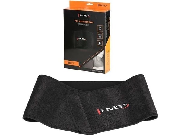 HMS BR163 BELLY SLIMMING BELT SVART EN STORLEK HMS