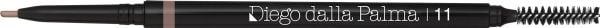 Diego Dalla Palma Waterproof øyenbrynskremblyant, Eyebrow Cream Pencil, 11, 1.08 g