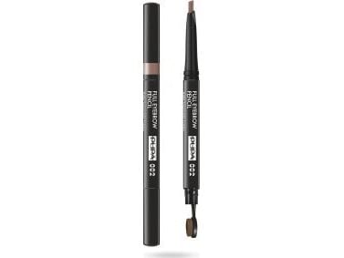 Pupa Brow Definer 2-i-1 brynblyant & børste, 002 Brun, 0,2 g