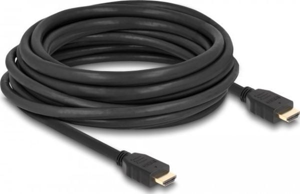 Cable Delock Delock - Høyhastighet - HDMI-kabel med Ethernet - HDMI hann til HDMI hann - 10 m - Svart - Støtter 8K 60 Hz, opptil 48 Gbps dataoverfø...