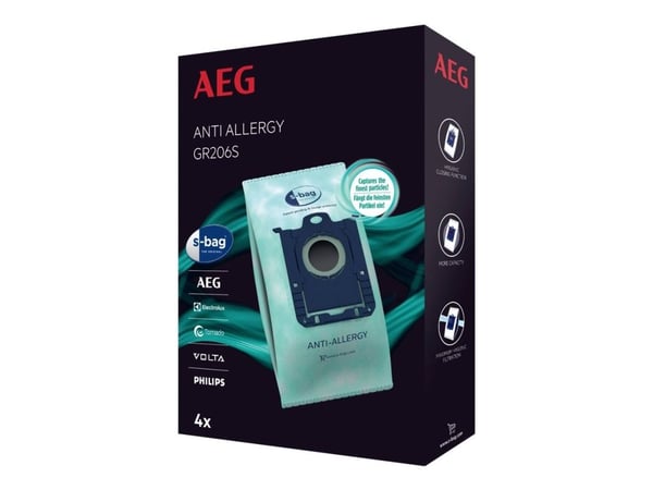 AEG s-bag GR206S - Pose - for støvsuger (en pakke 4)