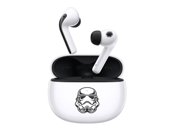 Xiaomi Buds 3 - Star Wars Edition - True wireless-hörlurar med mikrofon - inuti örat - Bluetooth - aktiv brusradering - vit