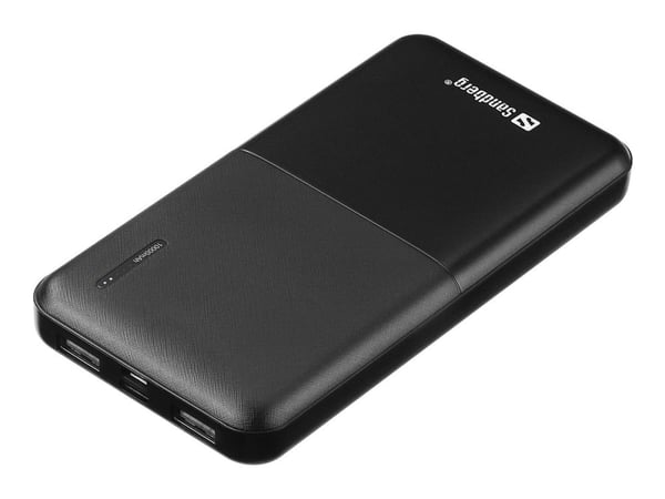 Sandberg SAVER - Strømbank - 10000 mAh - 2.4 A - 2 utgangskontakter (USB)
