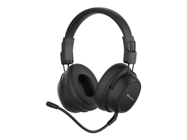 Sandberg Bluetooth Headset ANC FlexMic - Hodesett - full størrelse - Bluetooth - trådløs - aktiv støydemping