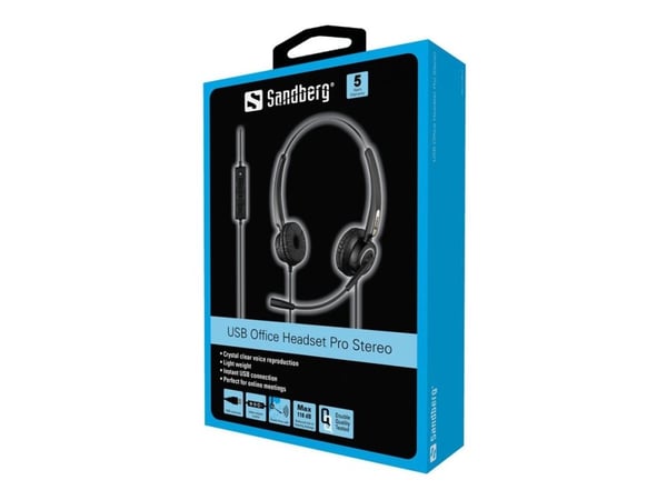 Sandberg Office Pro - Hodesett - on-ear - kablet - USB