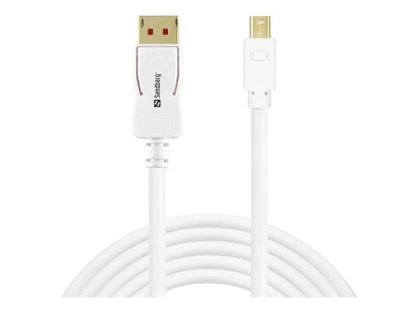 Sandberg - DisplayPort-kabel - DisplayPort (M) til Mini DisplayPort (M) - DisplayPort 1.4 - 2 m - 8K-støtte