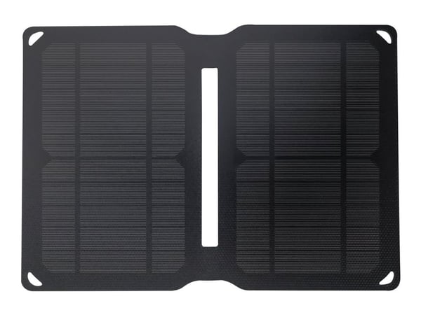 Sandberg Active - Solcellelader - 10 watt - 1 A - 2 utgangskontakter (2 x USB)