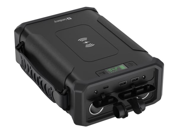 Sandberg Active Survivor 8in1 - Strømbank + AC-strømadapter + bilstrømadapter 32700 - 96000 mAh - 307.2 Wh - 180 watt - 5 A - PD, QC - 4 utgangskon...