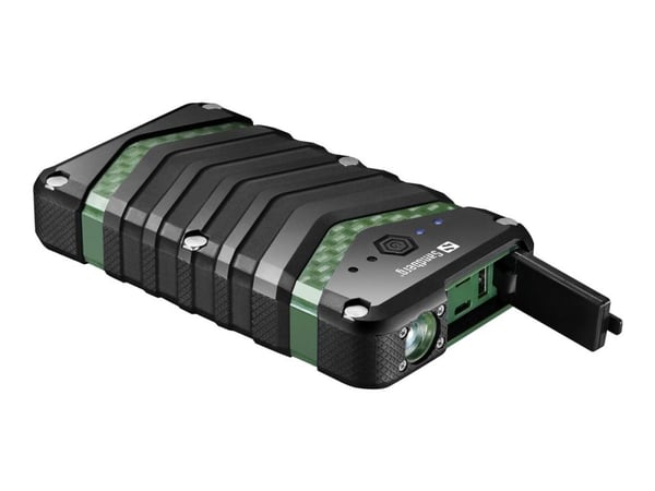 Sandberg Active Survivor Powerbank 20100 - Powerbank - 20100 mAh - 3.9 A - 2 output-stikforbindelser (USB)