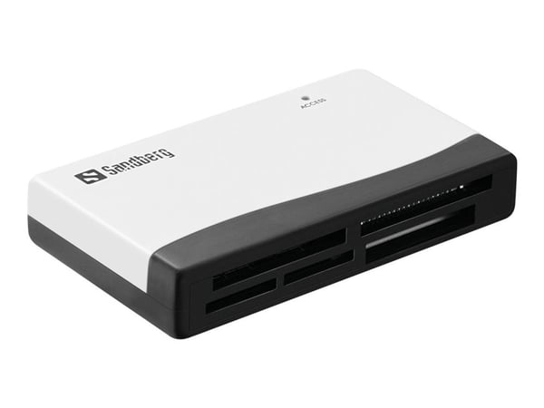 Sandberg Multi Card Reader - Kortleser (MS, MMC, SD, xD, CF, TransFlash, microSD, SDHC, MS Micro) - USB 2.0