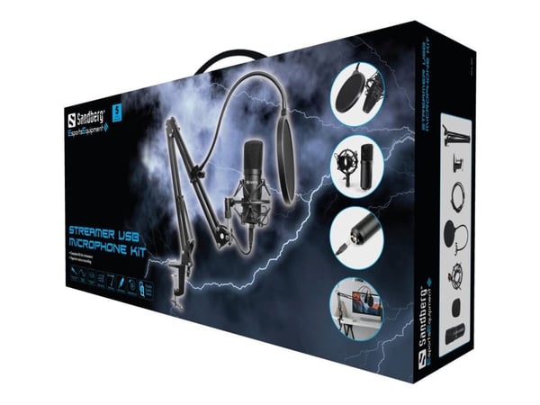 Sandberg EsportsEquipment Streamer USB-mikrofonsett - Mikrofon - USB