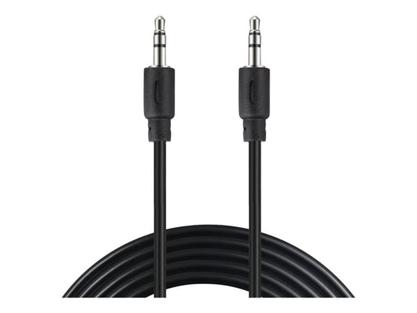 Sandberg - Lydkabel - mini-phone stereo 3.5 mm hann til mini-phone stereo 3.5 mm hann - 2 m - svart