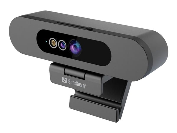 Sandberg Face Scan Webcam, 2 MP, 1920 x 1080 pikseliä, Full HD, 30 fps, 640x480@30fps, 1280x720@30fps, 1920x1080@30fps, 80°