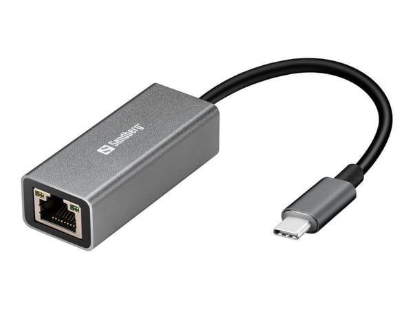 Sandberg USB-C til Nettverk - Nettverksadapter - USB-C - Gigabit Ethernet