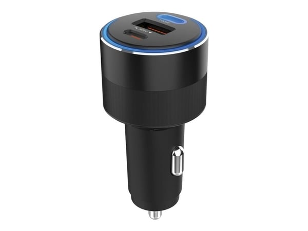 Sandberg Active - Bilstrømadapter - 130 watt - 3 utgangskontakter (USB-C, USB)