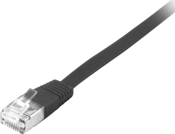 Equip 607690, 1 m, Cat6a, U/FTP (STP), RJ-45, RJ-45, Sort