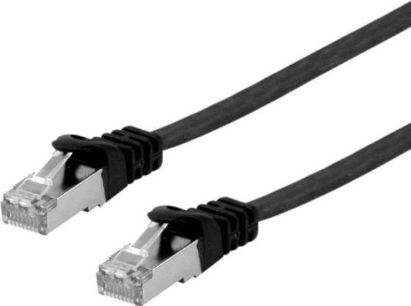 Equip 607696, 10 m, Cat6a, U/FTP (STP), RJ-45, RJ-45, Sort