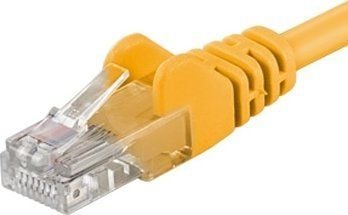 PremiumCord Patch 6 UTP 1.5m YL, 1,5 m, Cat6, U/UTP (UTP), RJ-45, RJ-45
