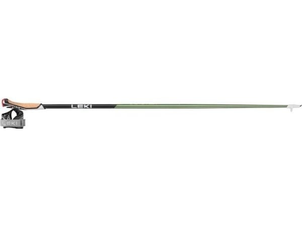 LEKI Flash Carbon, Unisex, Kiinteä pituus, Sauvakävely, I-tyypin kädensija, Korkki, Carbon (PRC 700)