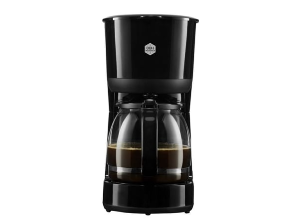 OBH Nordica 2296, Kaffebrygger (drypp), 1,5 l, Malt kaffe, 1000 W, Sort