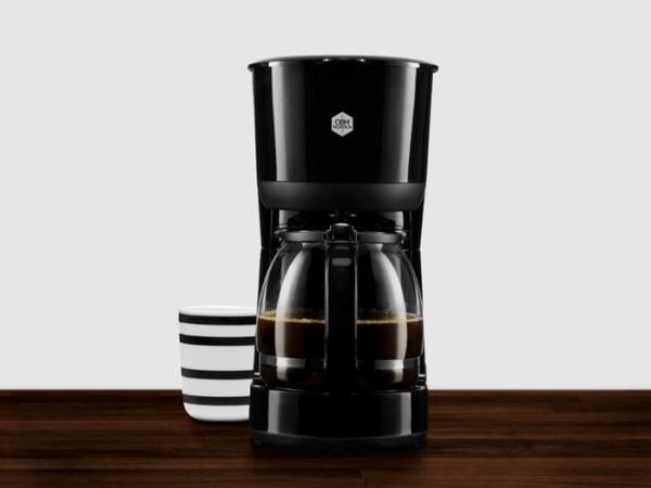 OBH Nordica 2296, Kaffebrygger (drypp), 1,5 l, Malt kaffe, 1000 W, Sort