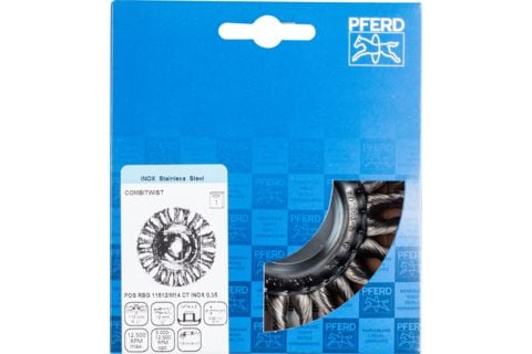 PFERD 43302133, Slipebørste, Universell, 12500 RPM, 11,5 cm, 12 mm, 1 stykker
