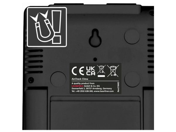 Laserliner AirCheck Clima, Digitalt, AAA, 1,5 V, 0 - 50 °C, 96 mm, 18 mm