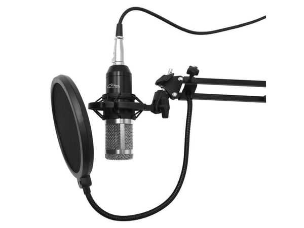 Medieteknologisk mikrofon med tilbehørssett STUDIO OG STREAMING MICROPHONE MT397S