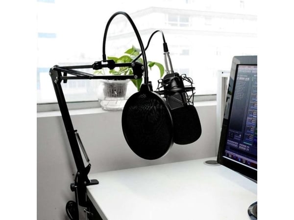 Medieteknologisk mikrofon med tilbehørssett STUDIO OG STREAMING MICROPHONE MT397S