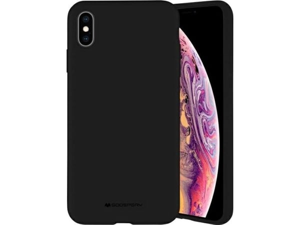 Mercury Silicone Samsung Galaxy S23 Ultra S918-etui til Samsung Galaxy S23 Ultra S918 i svart