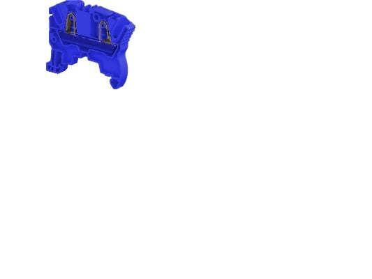 TE CONNECTIVITY Läpivientiliitin, jousiliitäntä, 0,5-6 mm² 41A, 1000 V AC/DC IEC, sininen