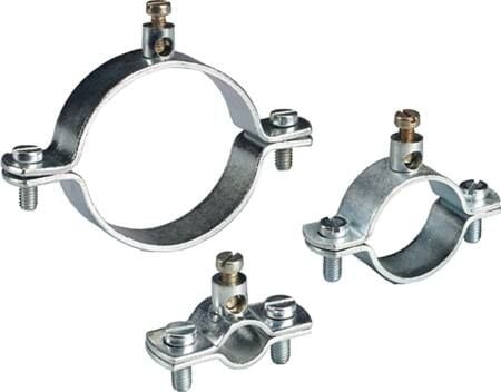 OBO rörbåge 1/2", 19-22 mm för ledning max. 1x16 mm² elektrogalvaniserad stålplåt