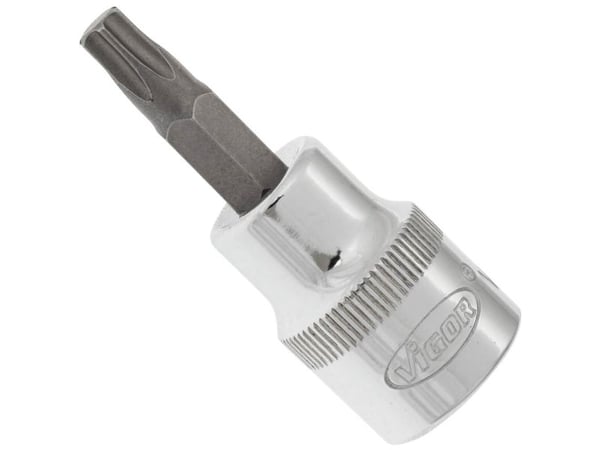 Vigor V2299N, 1 stykker, Torx, T30, 3/8", 49 mm