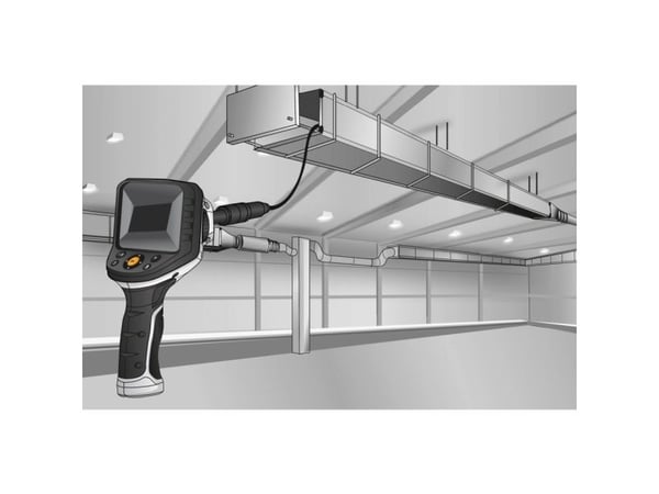 Laserliner VideoFlex G4 Ultra, 8,89 cm (3.5"), 640 x 480 piksler, 53°, Sort, Grå, 10 m, IP54, IP68