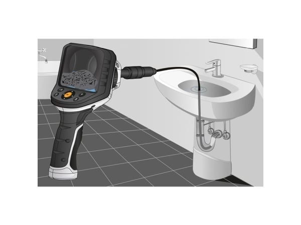 Laserliner VideoFlex G4 Ultra, 8,89 cm (3.5"), 640 x 480 piksler, 53°, Sort, Grå, 10 m, IP54, IP68