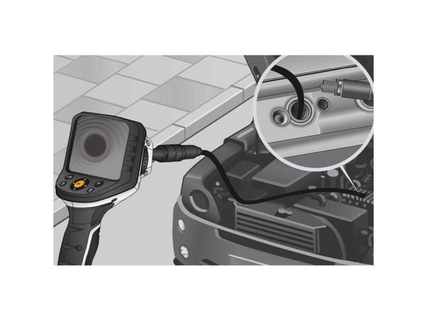 Laserliner VideoFlex G4 Ultra, 8,89 cm (3.5"), 640 x 480 piksler, 53°, Sort, Grå, 10 m, IP54, IP68