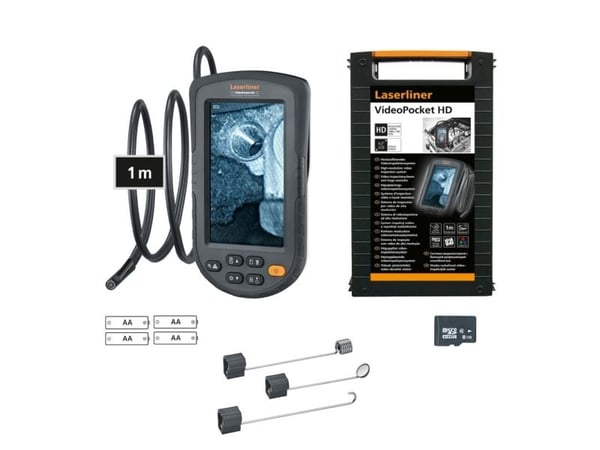 Laserliner VideoPocket HD, 480 x 272 piksler, 10,9 cm (4.3"), 1280 x 720 piksler, AVI, M-JPEG, JPEG, 65°