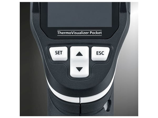 Laserliner ThermoVisualizer Pocket, -20 - 650 °C, 33°, 8 - 14 µm, 150 mK, 9 Hz, Mix, Termisk