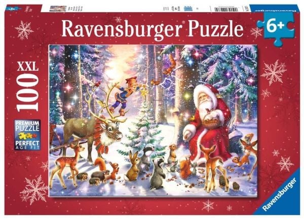 Ravensburger XXL - Skogsjul - pussel - 100 delar