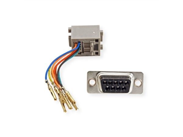 ROLINE 12.03.7529, DB9, RJ-45, Hopea