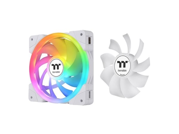 Thermaltake SWAFAN EX12 ARGB - Premium Edition - kabinettvifte - 120 mm - hvit (en pakke 3)