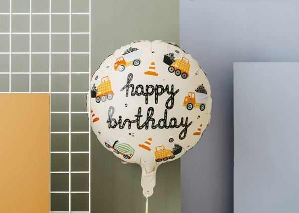 PartyDeco FB213, Lekeballong, Folie, Flerfarget, Bilde, Bursdag, Universell