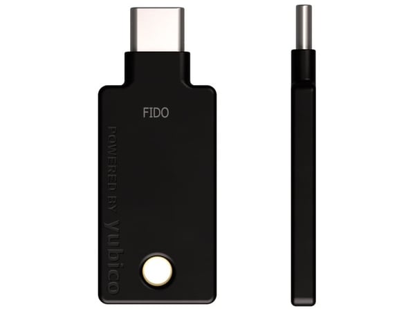 Yubico - USB-sikkerhetsnøkkel - NFC - svart