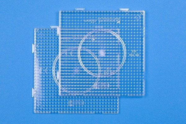 Hama stiftplate 2 stk 234 15x15 cm transparent