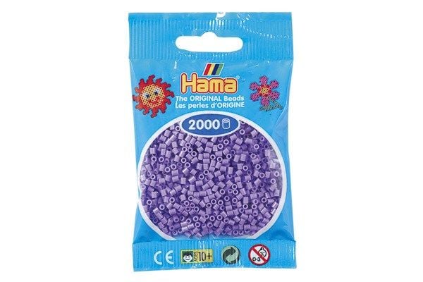 Hama minihelmet 2000 kpl pastellin violetti