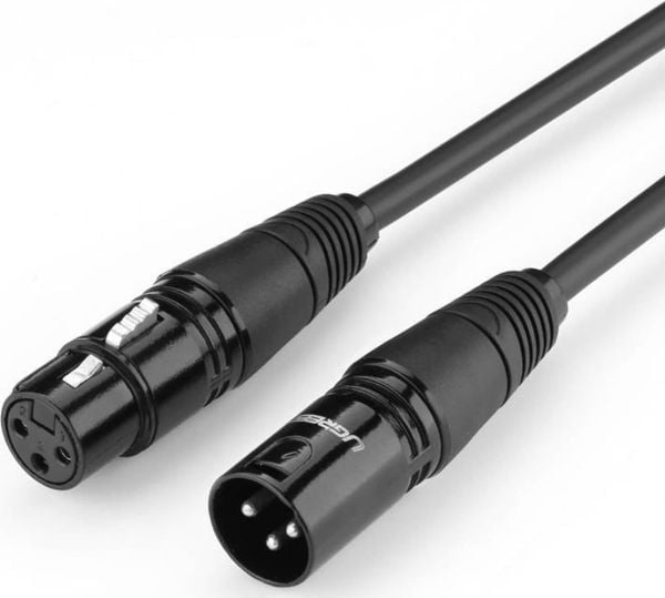 Ugreen XLR til XLR-kabel 5 m svart (20712B)