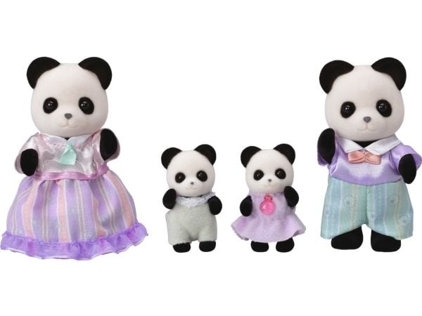 Sylvanian Families Pandafamilien, 3 år, Gutt/Jente, 80 mm, 80 g, Flerfarget